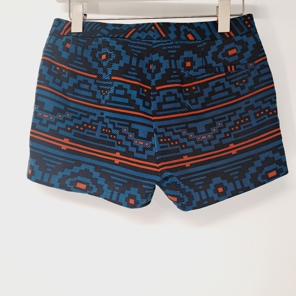 Jenni Kayne Aztec Print Silk Blend Shorts Size 0 - Picture 3 of 6